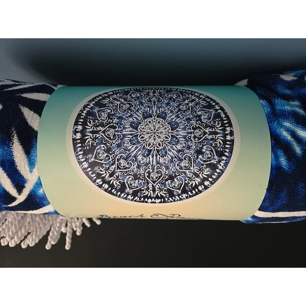 OEKO-TEX Pool‎ & Beach Rounds Blue White Color 65